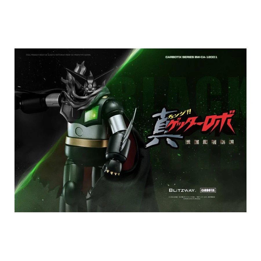 5PRO Studio Blitzway Carbotix Hybrid Carbon Action Figure Series CX-002B Getter Robot Armageddon Black Getter 2 5PRO Studio Blitzway Carbotix Hybrid Carbon Action Figure Series CX-002B Getter Robot Armageddon Black Getter - Image 2