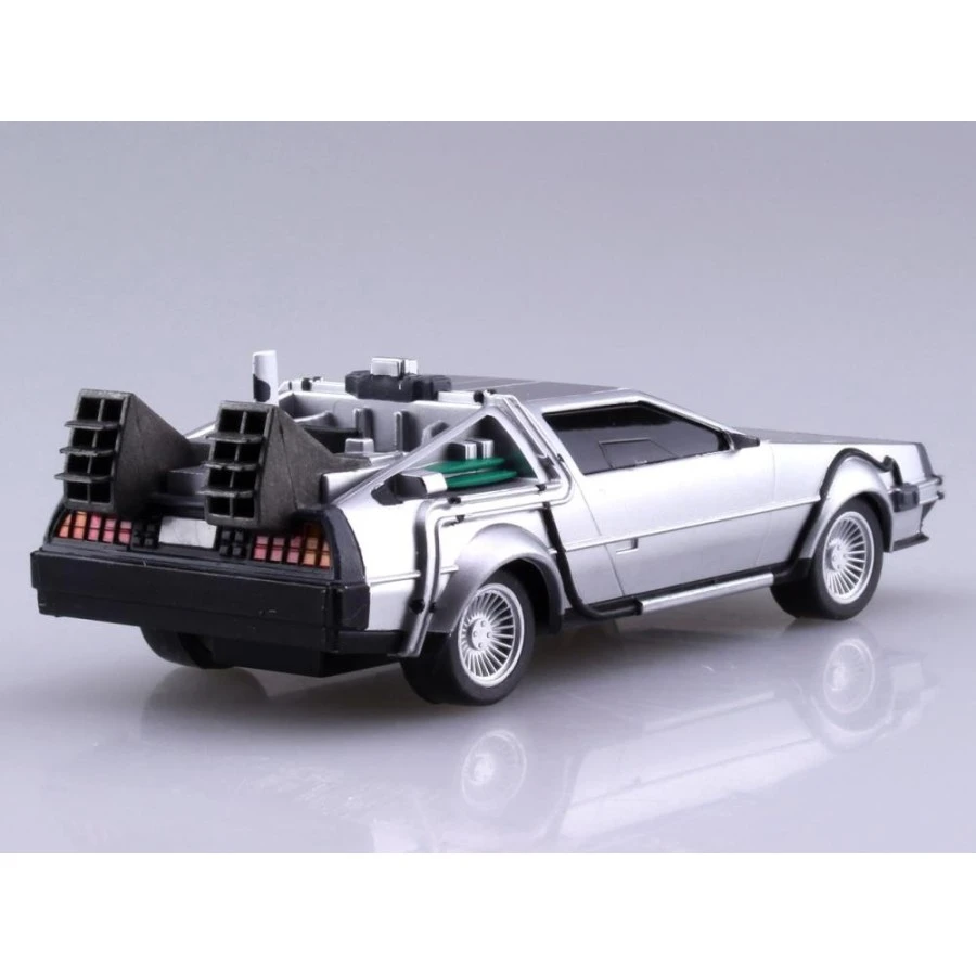 Aoshima Movie Mecha Series 12 Back To The Future II DeLorean 1/43 Scale Model Kit 2 Aoshima Movie Mecha Series 12 Back To The Future II DeLorean 1/43 Scale Model Kit - Image 2