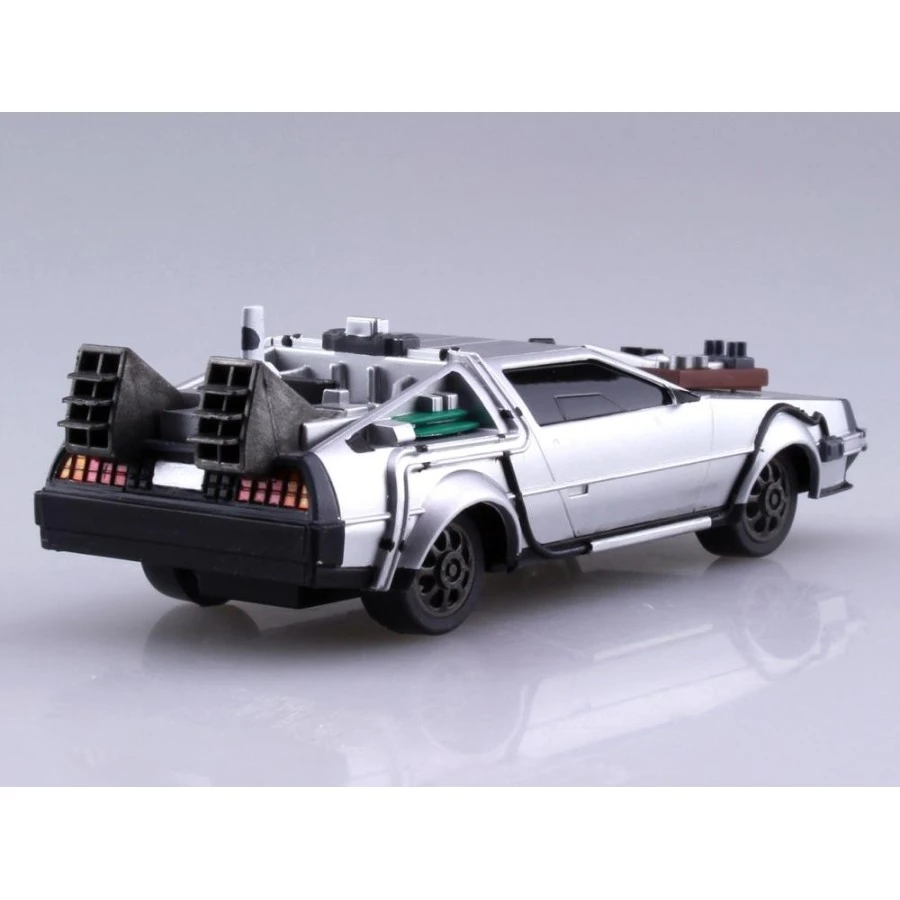 Aoshima Movie Mecha Series 13 Back To The Future III DeLorean 1/43 Scale Model Kit 3 Aoshima Movie Mecha Series 13 Back To The Future III DeLorean 1/43 Scale Model Kit - Image 3