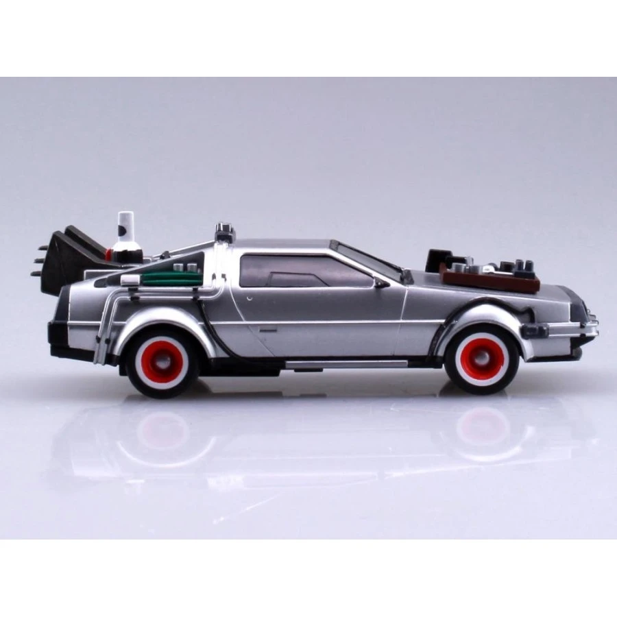 Aoshima Movie Mecha Series 13 Back To The Future III DeLorean 1/43 Scale Model Kit 5 Aoshima Movie Mecha Series 13 Back To The Future III DeLorean 1/43 Scale Model Kit - Image 5