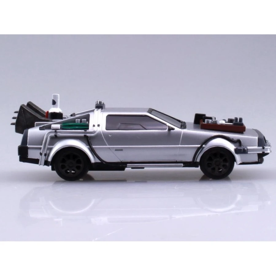 Aoshima Movie Mecha Series 13 Back To The Future III DeLorean 1/43 Scale Model Kit 1 Aoshima Movie Mecha Series 13 Back To The Future III DeLorean 1/43 Scale Model Kit