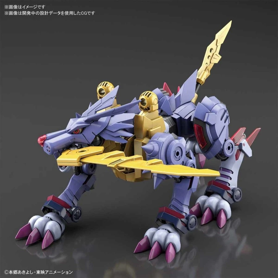 Bandai Figure-Rise Digimon Metal Garurumon Amplified 5 Bandai Figure-Rise Digimon Metal Garurumon Amplified - Image 5