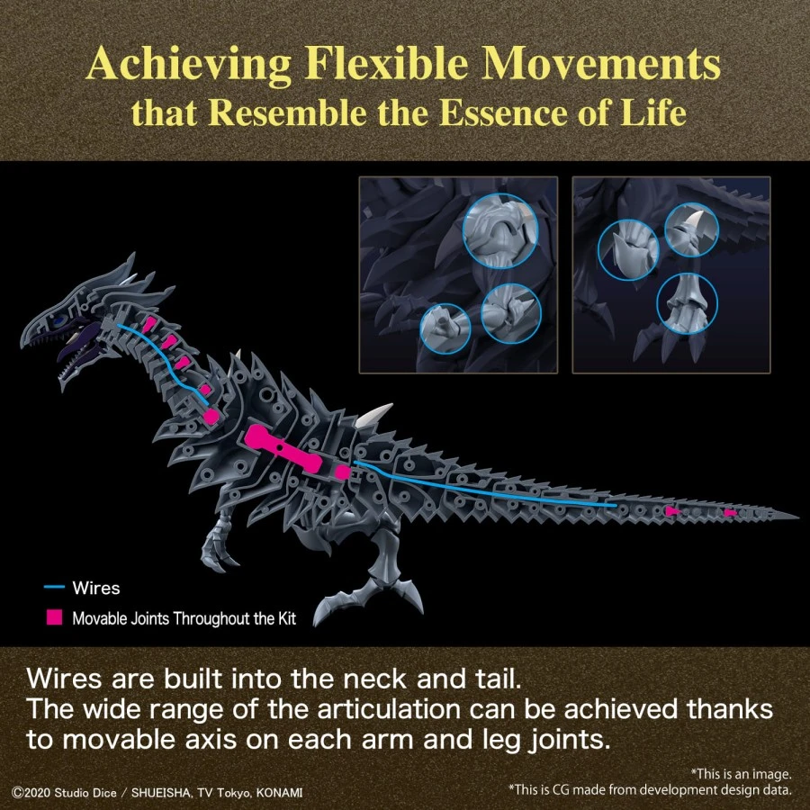 Bandai Figure-Rise Yu-Gi-Oh Duel Monsters Blue-Eyes White Dragon 8 Bandai Figure-Rise Yu-Gi-Oh Duel Monsters Blue-Eyes White Dragon - Image 8