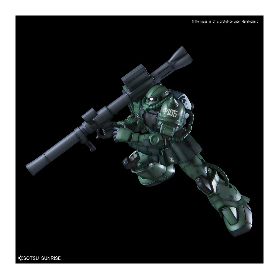 Bandai High Grade HG 1/144 Mobile Suit Gundam MS-06C-6/R6 Zaku II 2 Bandai High Grade HG 1/144 Mobile Suit Gundam MS-06C-6/R6 Zaku II - Image 2