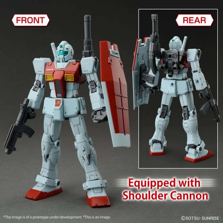 Bandai High Grade HG 1/144 Mobile Suit Gundam RGM-79 GM Shoulder Cannon / Missile Pod 2 Bandai High Grade HG 1/144 Mobile Suit Gundam RGM-79 GM Shoulder Cannon / Missile Pod - Image 2
