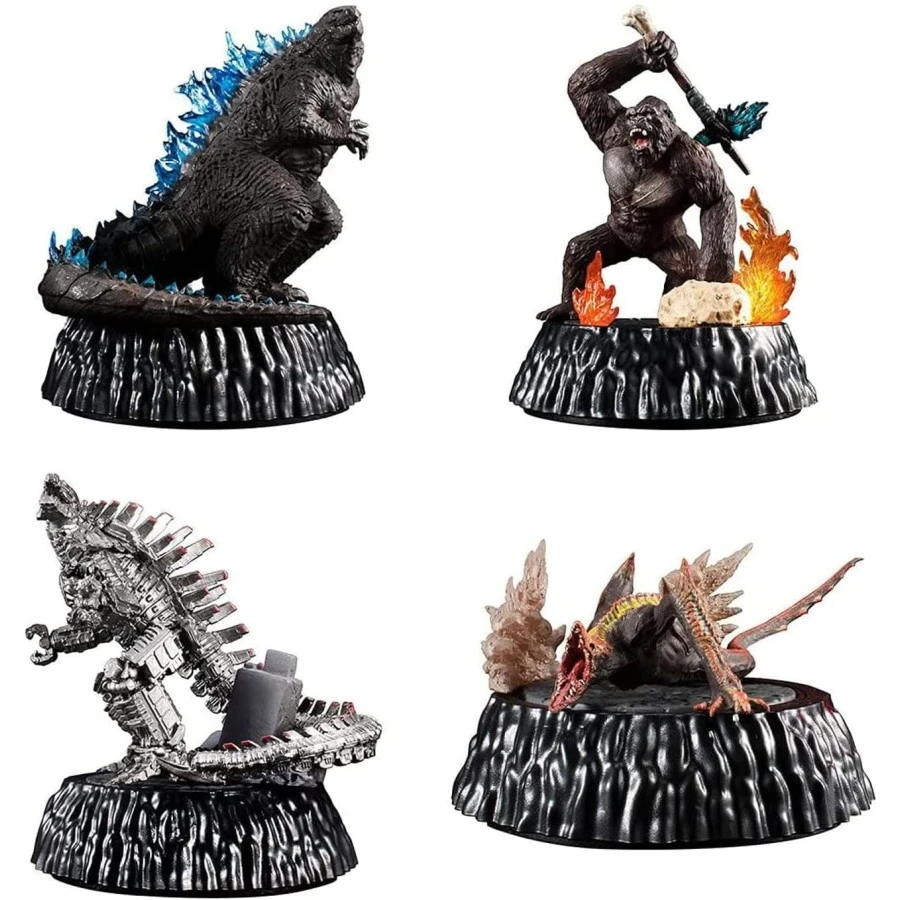 Bandai High Grade HG Series 6 Godzilla VS. Kong Gashapon Set Of 4 Figure 1 Bandai High Grade HG Series 6 Godzilla VS. Kong Gashapon Set Of 4 Figure