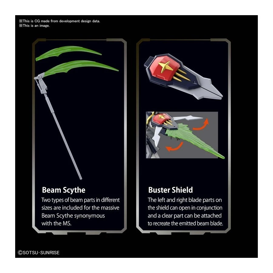 Bandai High Grade HGAC 1/144 Mobile Suit Gundam XXXG-01D Gundam Deathscythe 5 Bandai High Grade HGAC 1/144 Mobile Suit Gundam XXXG-01D Gundam Deathscythe - Image 5