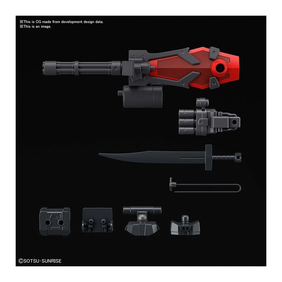 Bandai High Grade HGGB 1/144 Mobile Suit Gundam Gouf Crimson Custom 3 Bandai High Grade HGGB 1/144 Mobile Suit Gundam Gouf Crimson Custom - Image 3