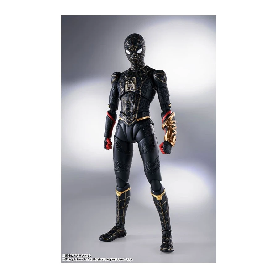 Bandai S.H. Figuarts Spider-Man No Way Home Spider-Man Black & Gold Suit 1 Bandai S.H. Figuarts Spider-Man No Way Home Spider-Man Black & Gold Suit