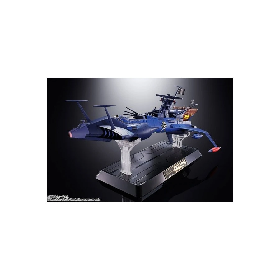 Bandai Soul Of Chogokin GX-93 Space Pirate Captain Harlock Pirate Spaceship Arcadia 1 Bandai Soul Of Chogokin GX-93 Space Pirate Captain Harlock Pirate Spaceship Arcadia