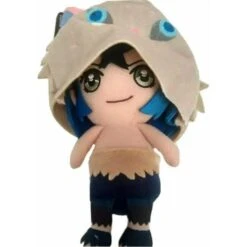 Bandai Banpresto, Demon Slayer, Kimetsu No Yaiba, Inosuke Hashibira, Chibi Plush -Negozio Funko banpresto demon slayer kimetsu no yaiba inosuke hashibira chibi plush 3
