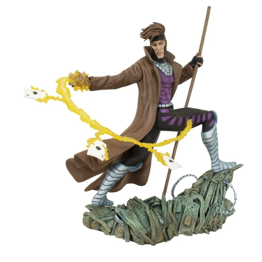 Diamond Select Marvel Gallery Comic Gambit PVC Statue 1 Diamond Select Marvel Gallery Comic Gambit PVC Statue