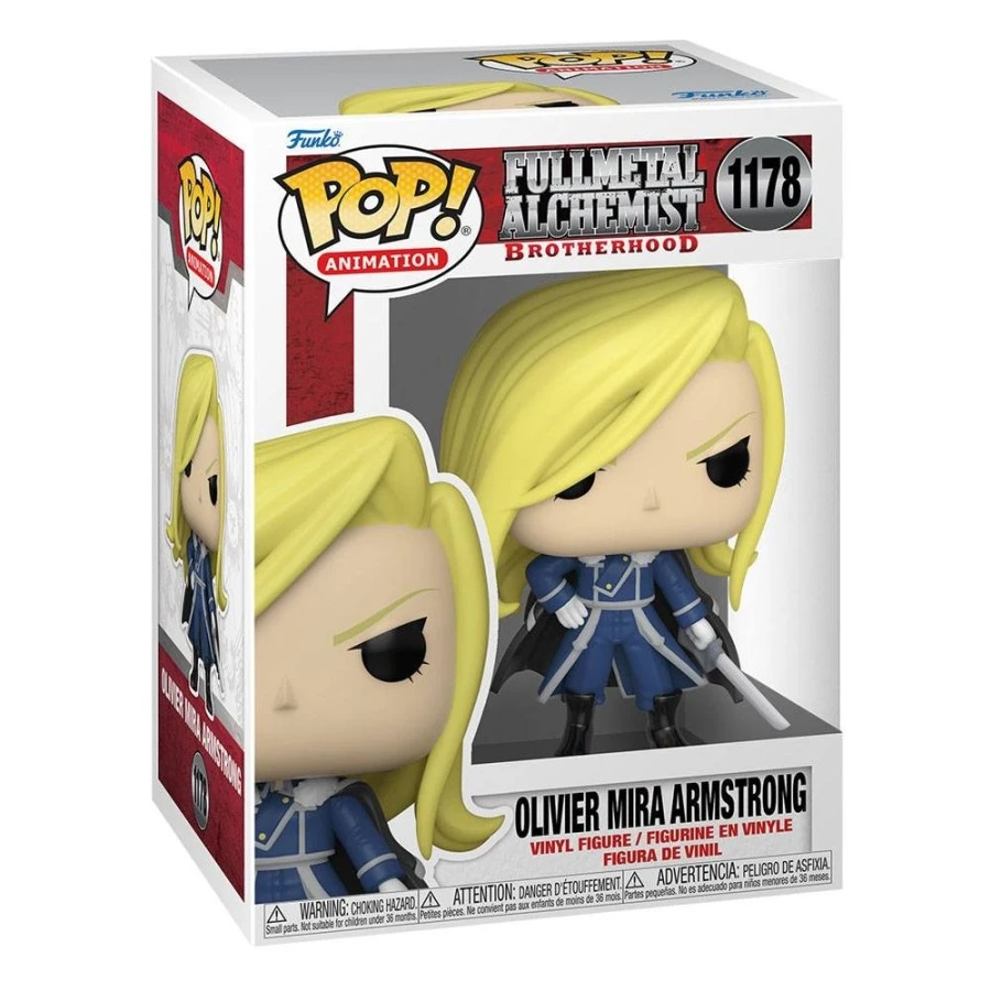 Funko POP! Animation 1178 Fullmetal Alchemist Brotherhood Olivier Mira Armstrong 2 Funko POP! Animation 1178 Fullmetal Alchemist Brotherhood Olivier Mira Armstrong - Image 2