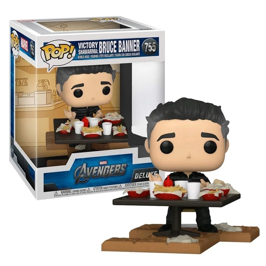 Funko POP! Marvel 755 Avengers Victory Shawarma Bruce Banner Deluxe Special Edition 2 Funko POP! Marvel 755 Avengers Victory Shawarma Bruce Banner Deluxe Special Edition - Image 2
