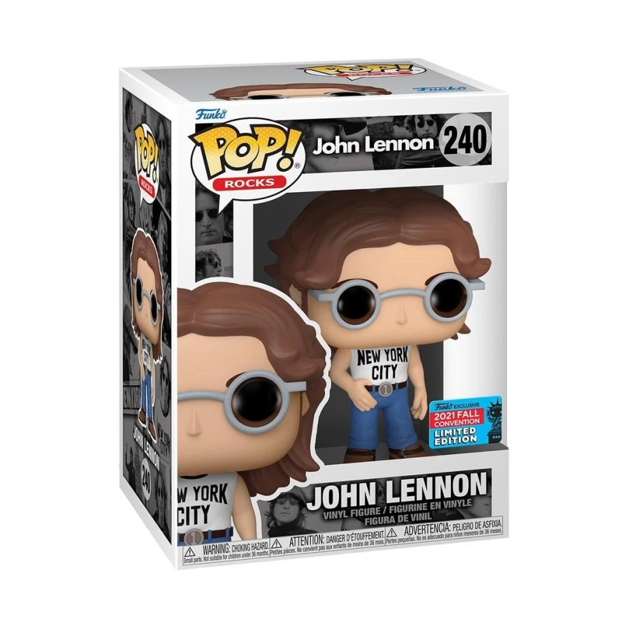 Funko POP! Rocks 240 John Lennon Funko 2021 Summer Convention Limited Edition Exclusive 2 Funko POP! Rocks 240 John Lennon Funko 2021 Summer Convention Limited Edition Exclusive - Image 2