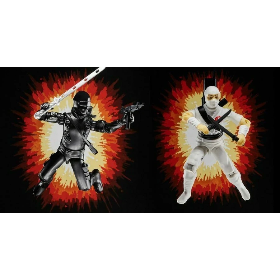 Hasbro G.I. Joe Retro Collection Snake Eyes & Storm Shadow Hasbro Pulse Exclusive Set 1 Hasbro G.I. Joe Retro Collection Snake Eyes & Storm Shadow Hasbro Pulse Exclusive Set