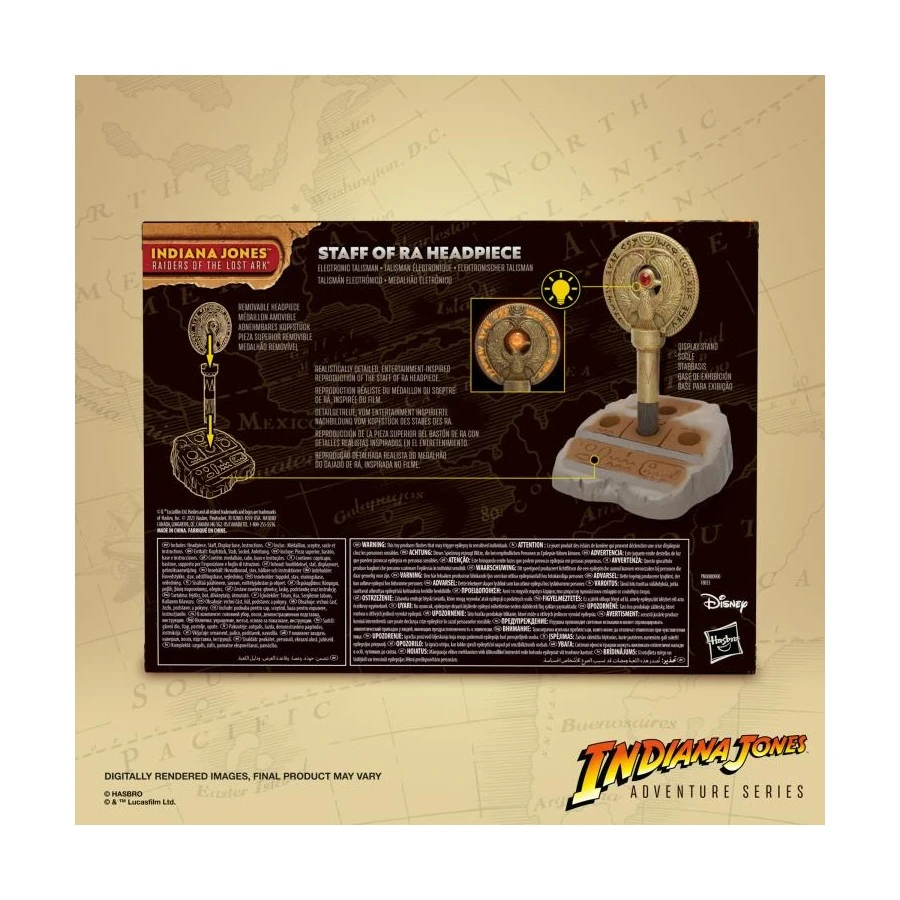 Hasbro Indiana Jones Adventure Series Premium Artifacts Staff Of Ra Talisman 9 Hasbro Indiana Jones Adventure Series Premium Artifacts Staff Of Ra Talisman - Image 9