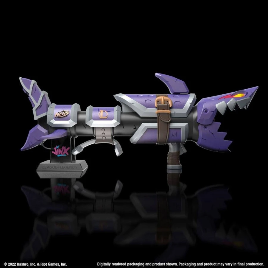 Hasbro League Of Legends NERF LMTD Jinx Fishbones Blaster 7 Hasbro League Of Legends NERF LMTD Jinx Fishbones Blaster - Image 7