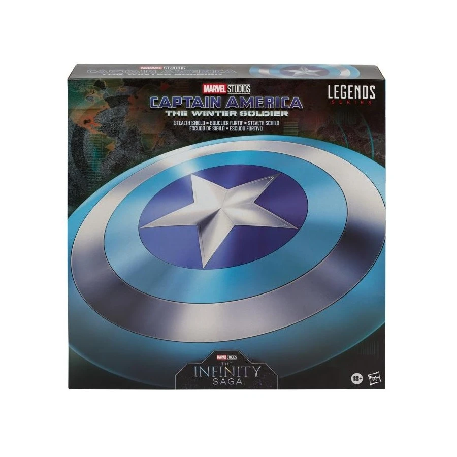 Hasbro Marvel Legends Captain America The Winter Soldier Captain America's Shield Stealth Version 3 Hasbro Marvel Legends Captain America The Winter Soldier Captain America's Shield Stealth Version - Image 3