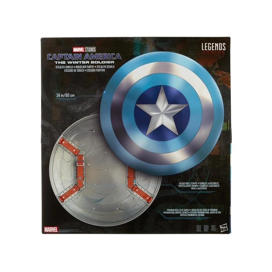 Hasbro Marvel Legends Captain America The Winter Soldier Captain America's Shield Stealth Version 4 Hasbro Marvel Legends Captain America The Winter Soldier Captain America's Shield Stealth Version - Image 4