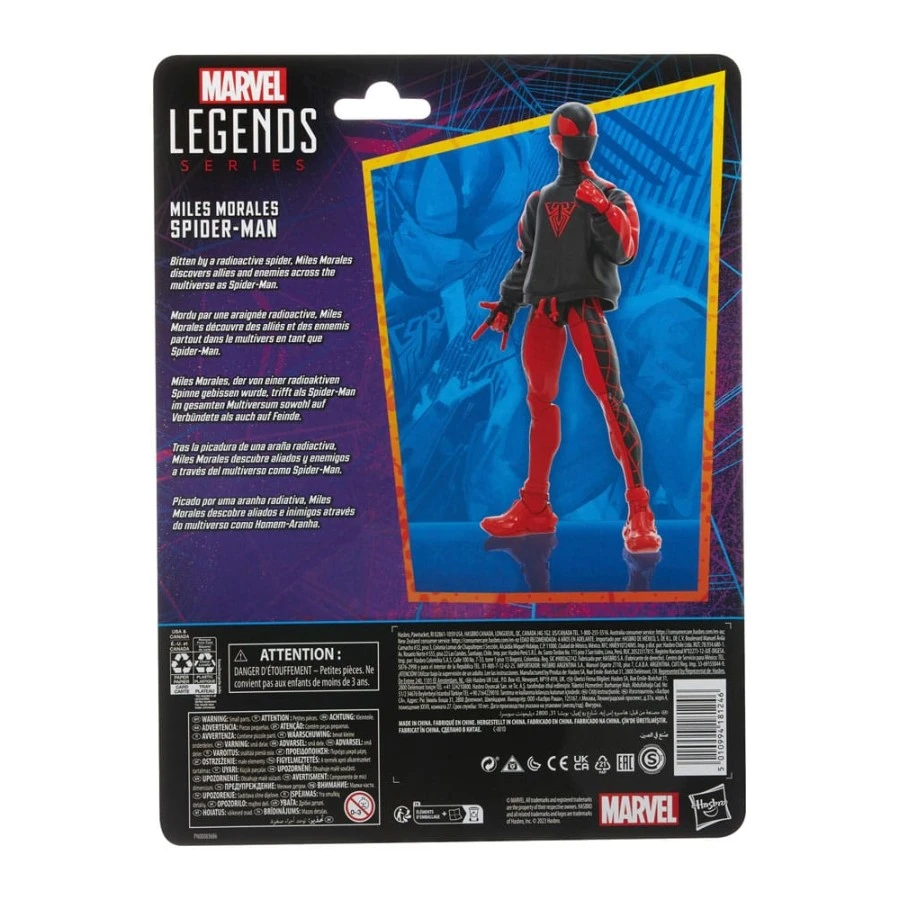Hasbro Marvel Legends Retro Collection Miles Morales Spider-Man 9 Hasbro Marvel Legends Retro Collection Miles Morales Spider-Man - Image 9
