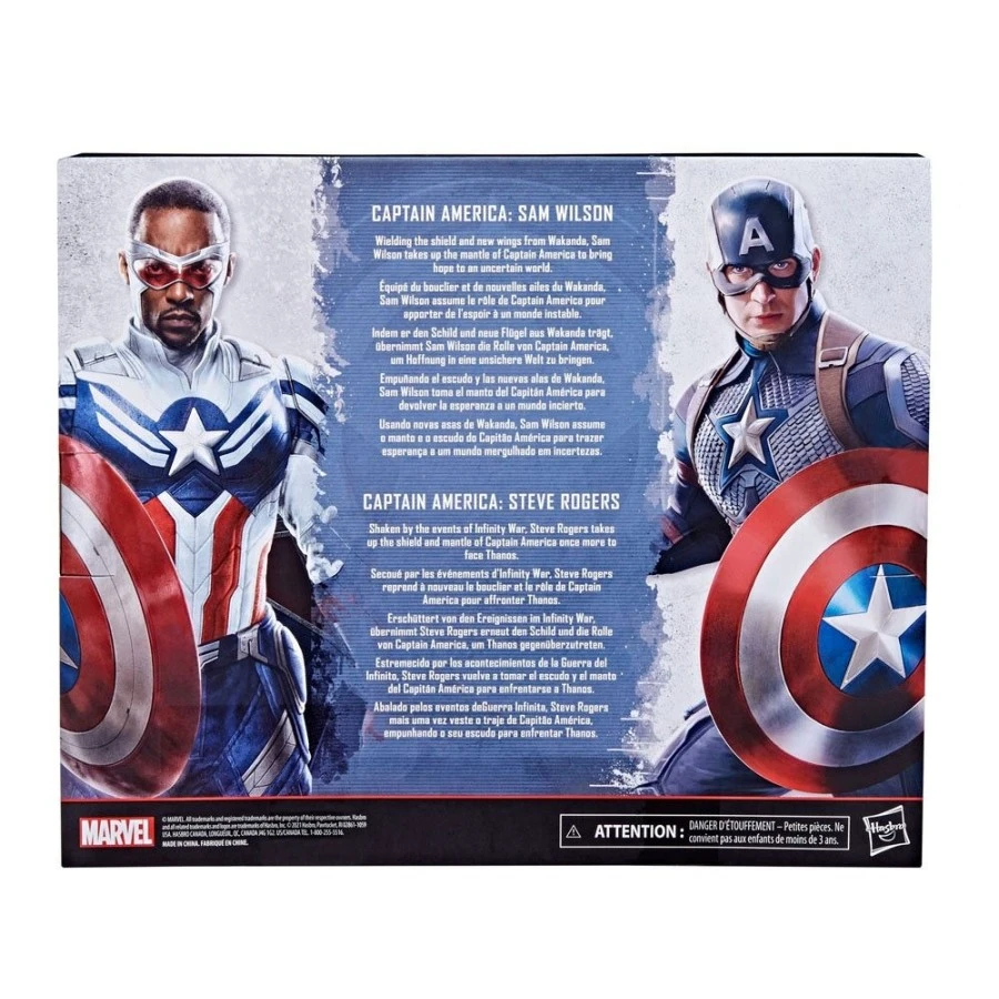 Hasbro Marvel Legends The Falcon And The Winter Soldier & Avengers Endgame Captain America Two Pack 12 Hasbro Marvel Legends The Falcon And The Winter Soldier & Avengers Endgame Captain America Two Pack - Image 12