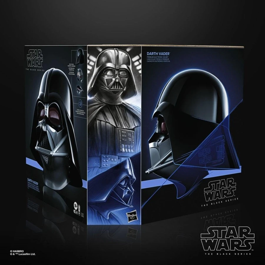 Hasbro Star Wars The Black Series Replica 1/1 Darth Vader Electronic Helmet Obi-Wan Kenobi 7 Hasbro Star Wars The Black Series Replica 1/1 Darth Vader Electronic Helmet Obi-Wan Kenobi - Image 7
