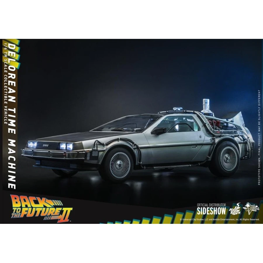 Hot Toys Movie Masterpiece Back To The Future Part II Delorean 1/6 Scale Collectible Figure 2 Hot Toys Movie Masterpiece Back To The Future Part II Delorean 1/6 Scale Collectible Figure - Image 2