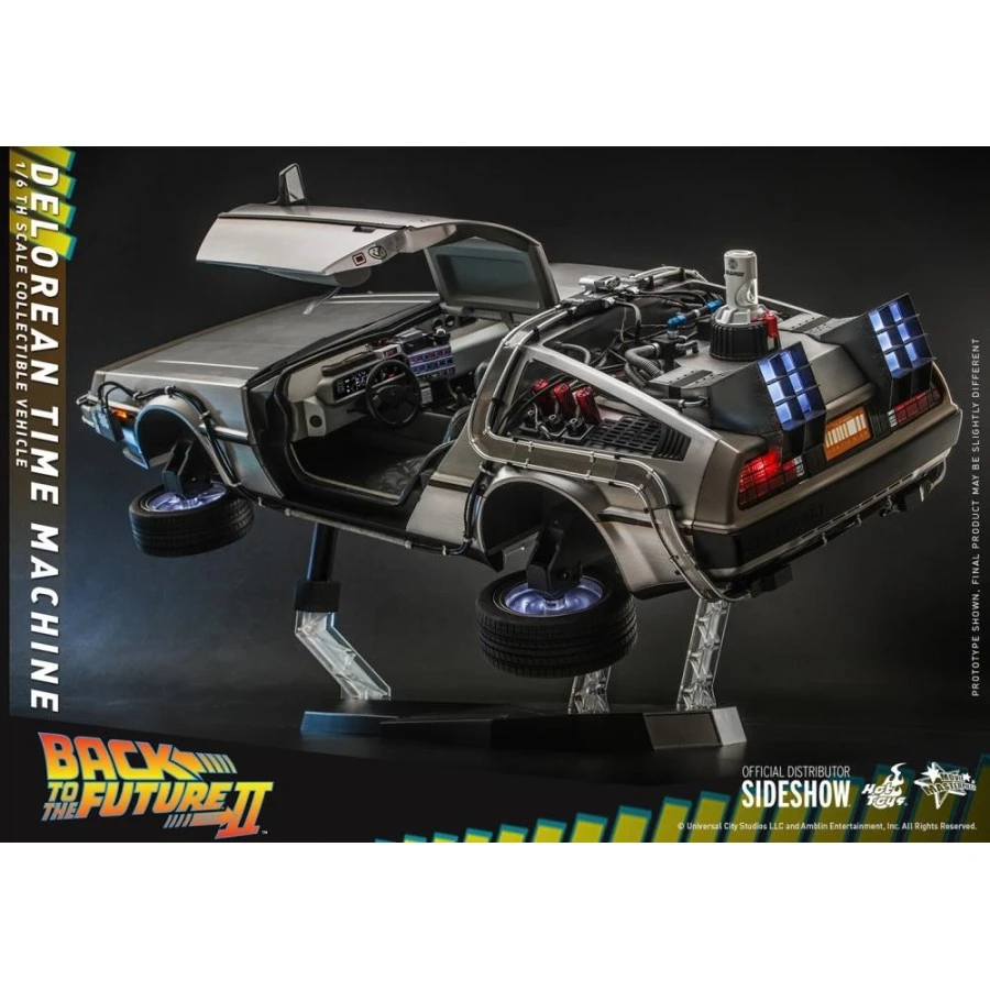 Hot Toys Movie Masterpiece Back To The Future Part II Delorean 1/6 Scale Collectible Figure 18 Hot Toys Movie Masterpiece Back To The Future Part II Delorean 1/6 Scale Collectible Figure - Image 18