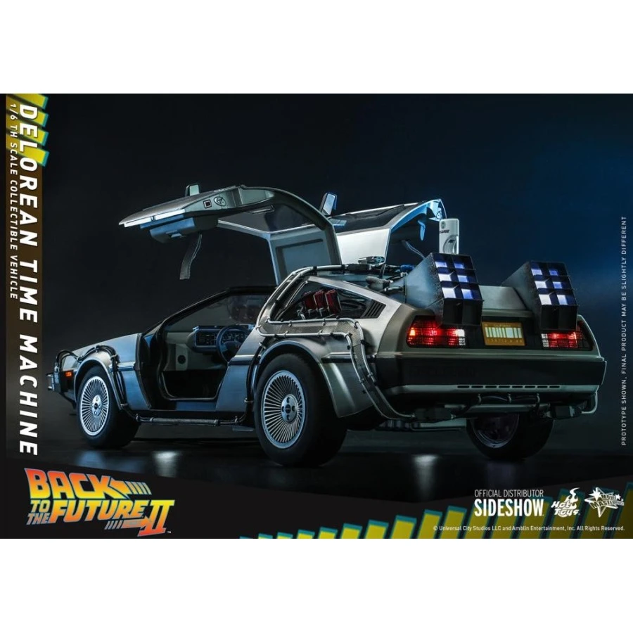 Hot Toys Movie Masterpiece Back To The Future Part II Delorean 1/6 Scale Collectible Figure 5 Hot Toys Movie Masterpiece Back To The Future Part II Delorean 1/6 Scale Collectible Figure - Image 5