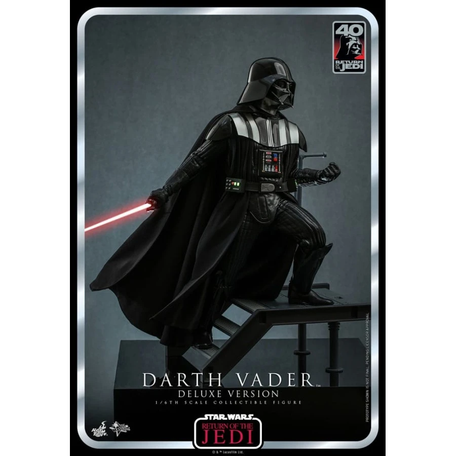Hot Toys Movie Masterpiece Star Wars Return Of The Jedi 40th Anniversary Darth Vader 1/6 Collectible Figure Deluxe Version 12 Hot Toys Movie Masterpiece Star Wars Return Of The Jedi 40th Anniversary Darth Vader 1/6 Collectible Figure Deluxe Version - Image 12