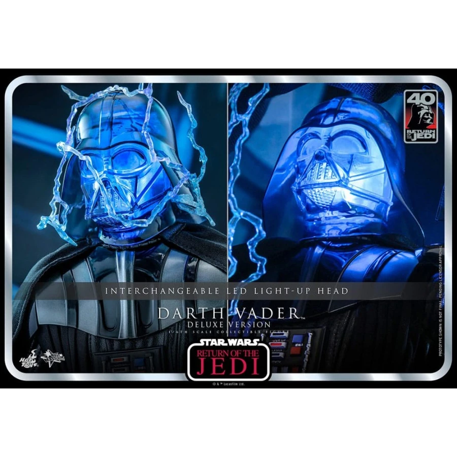 Hot Toys Movie Masterpiece Star Wars Return Of The Jedi 40th Anniversary Darth Vader 1/6 Collectible Figure Deluxe Version 17 Hot Toys Movie Masterpiece Star Wars Return Of The Jedi 40th Anniversary Darth Vader 1/6 Collectible Figure Deluxe Version - Image 17