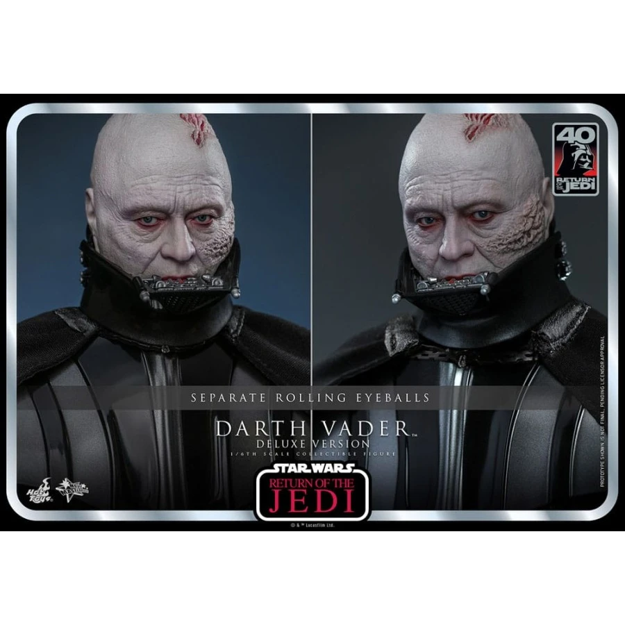 Hot Toys Movie Masterpiece Star Wars Return Of The Jedi 40th Anniversary Darth Vader 1/6 Collectible Figure Deluxe Version 10 Hot Toys Movie Masterpiece Star Wars Return Of The Jedi 40th Anniversary Darth Vader 1/6 Collectible Figure Deluxe Version - Image 10