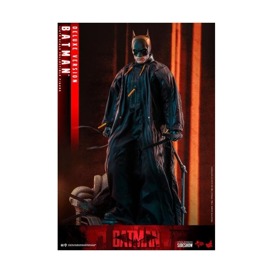Hot Toys Movie Masterpiece The Batman Batman 1/6 Scale Collectible Figure Deluxe Version 4 Hot Toys Movie Masterpiece The Batman Batman 1/6 Scale Collectible Figure Deluxe Version - Image 4
