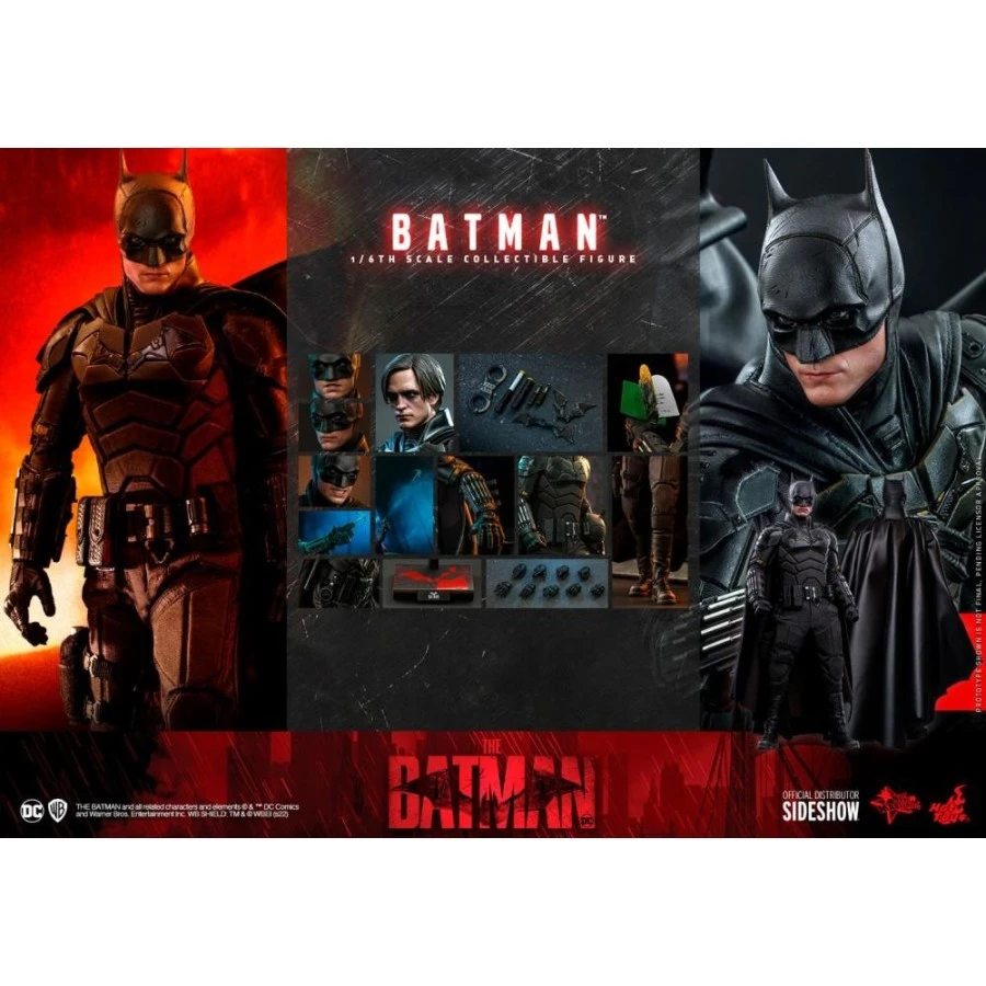 Hot Toys Movie Masterpiece The Batman Batman 1/6 Scale Collectible Figure 1 Hot Toys Movie Masterpiece The Batman Batman 1/6 Scale Collectible Figure