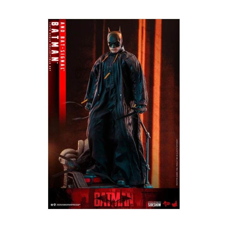 Hot Toys Movie Masterpiece The Batman Batman & Bat-Signal 1/6 Scale Collectible Figure Set 18 Hot Toys Movie Masterpiece The Batman Batman & Bat-Signal 1/6 Scale Collectible Figure Set - Image 18
