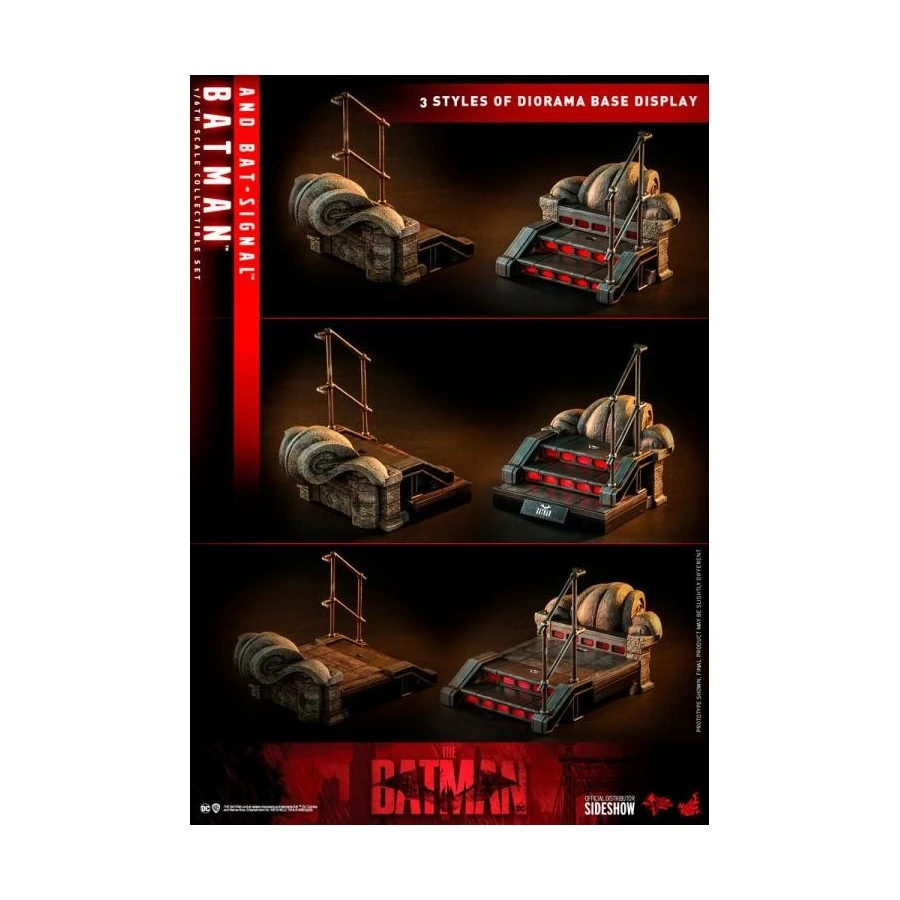 Hot Toys Movie Masterpiece The Batman Batman & Bat-Signal 1/6 Scale Collectible Figure Set 20 Hot Toys Movie Masterpiece The Batman Batman & Bat-Signal 1/6 Scale Collectible Figure Set - Image 20