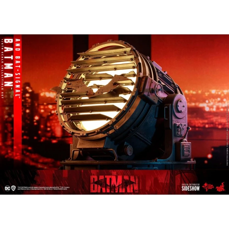 Hot Toys Movie Masterpiece The Batman Batman & Bat-Signal 1/6 Scale Collectible Figure Set 9 Hot Toys Movie Masterpiece The Batman Batman & Bat-Signal 1/6 Scale Collectible Figure Set - Image 9