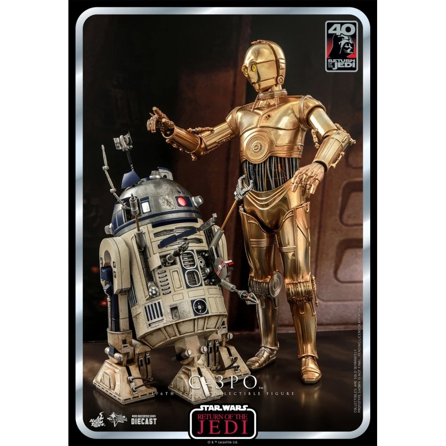 Hot Toys Movie Masterpiece Star Wars Return Of The Jedi 40th Anniversary C-3PO 1/6 Collectible Figure 15 Hot Toys Movie Masterpiece Star Wars Return Of The Jedi 40th Anniversary C-3PO 1/6 Collectible Figure - Image 15