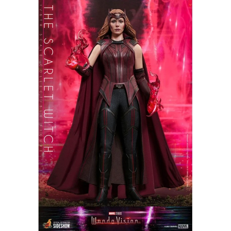 Hot Toys Television Masterpiece Marvel WandaVision Scarlet Witch 1/6 Collectible Figure 15 Hot Toys Television Masterpiece Marvel WandaVision Scarlet Witch 1/6 Collectible Figure - Image 15