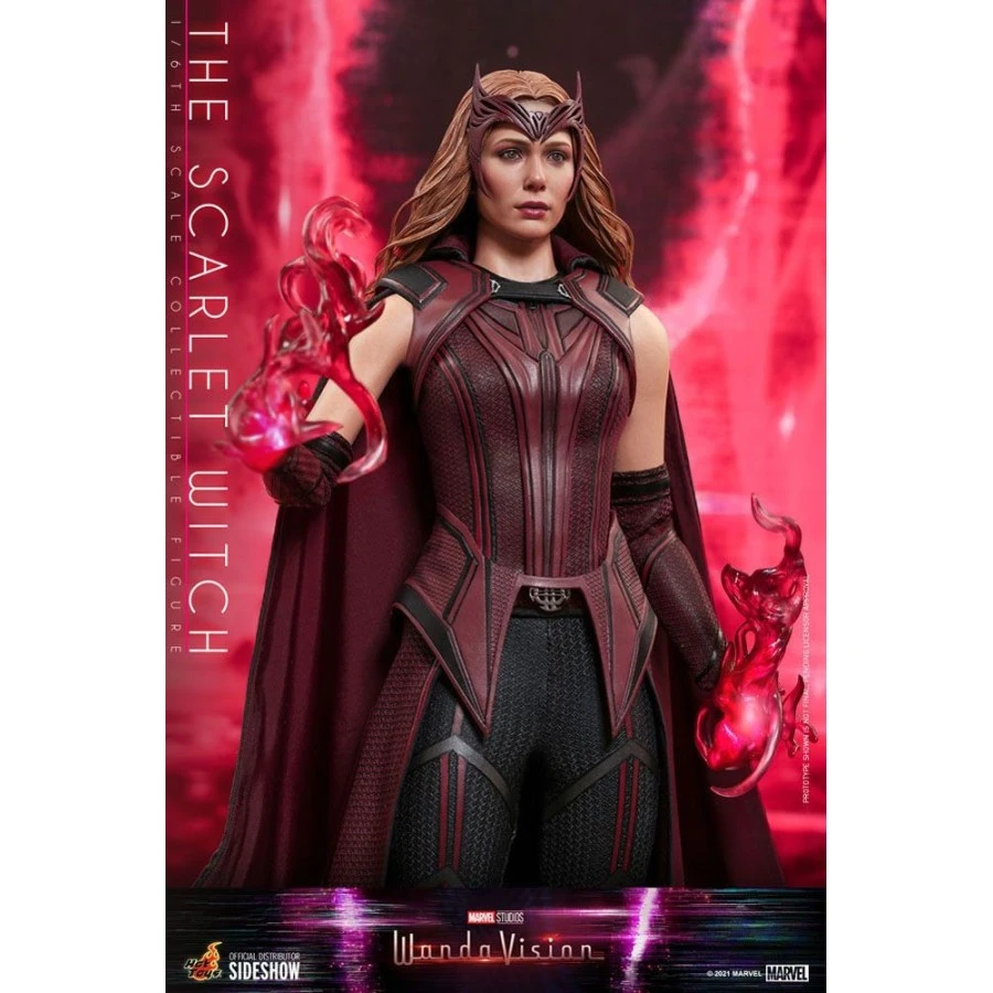 Hot Toys Television Masterpiece Marvel WandaVision Scarlet Witch 1/6 Collectible Figure 16 Hot Toys Television Masterpiece Marvel WandaVision Scarlet Witch 1/6 Collectible Figure - Image 16