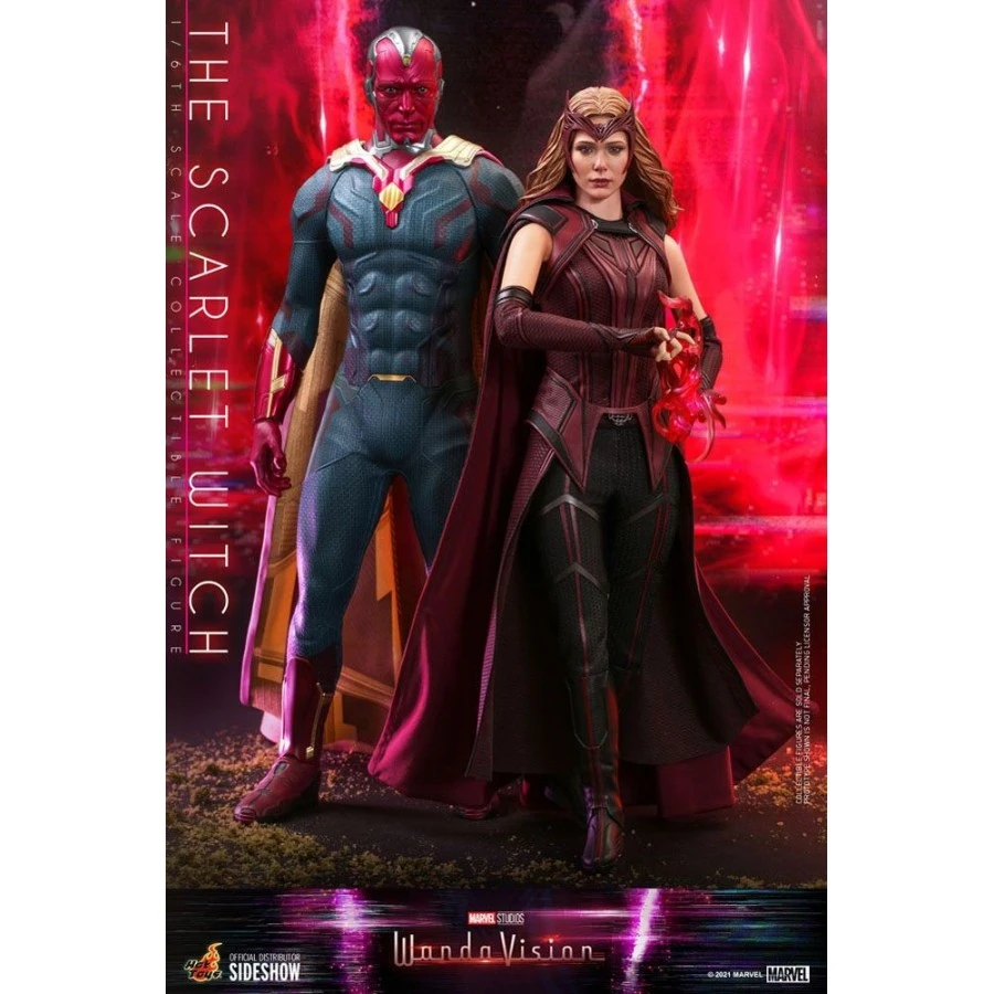Hot Toys Television Masterpiece Marvel WandaVision Scarlet Witch 1/6 Collectible Figure 20 Hot Toys Television Masterpiece Marvel WandaVision Scarlet Witch 1/6 Collectible Figure - Image 20