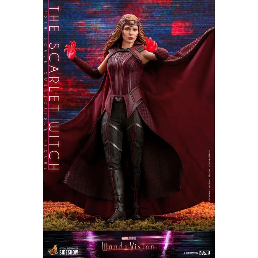 Hot Toys Television Masterpiece Marvel WandaVision Scarlet Witch 1/6 Collectible Figure 5 Hot Toys Television Masterpiece Marvel WandaVision Scarlet Witch 1/6 Collectible Figure - Image 5