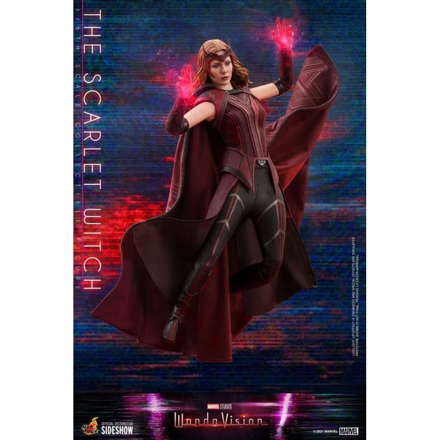 Hot Toys Television Masterpiece Marvel WandaVision Scarlet Witch 1/6 Collectible Figure 6 Hot Toys Television Masterpiece Marvel WandaVision Scarlet Witch 1/6 Collectible Figure - Image 6