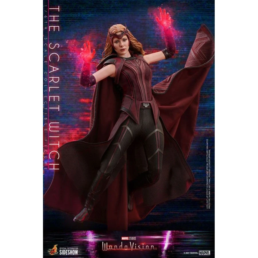 Hot Toys Television Masterpiece Marvel WandaVision Scarlet Witch 1/6 Collectible Figure 7 Hot Toys Television Masterpiece Marvel WandaVision Scarlet Witch 1/6 Collectible Figure - Image 7