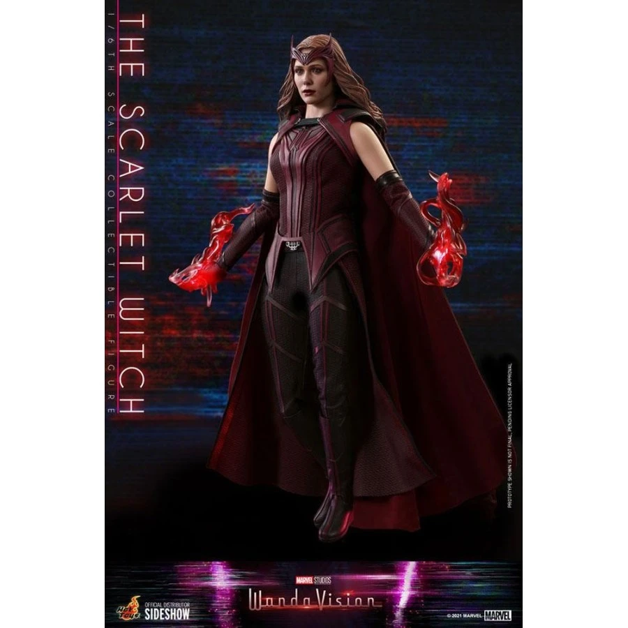 Hot Toys Television Masterpiece Marvel WandaVision Scarlet Witch 1/6 Collectible Figure 8 Hot Toys Television Masterpiece Marvel WandaVision Scarlet Witch 1/6 Collectible Figure - Image 8