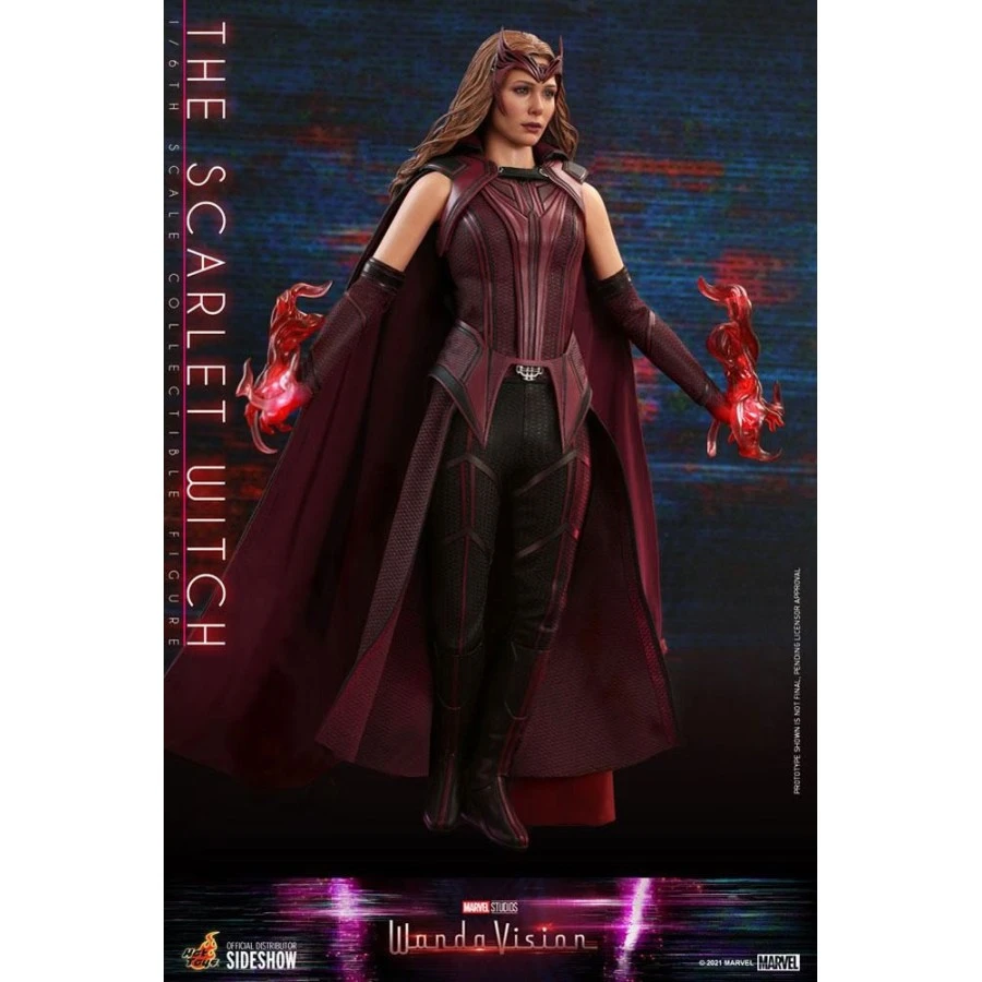 Hot Toys Television Masterpiece Marvel WandaVision Scarlet Witch 1/6 Collectible Figure 9 Hot Toys Television Masterpiece Marvel WandaVision Scarlet Witch 1/6 Collectible Figure - Image 9