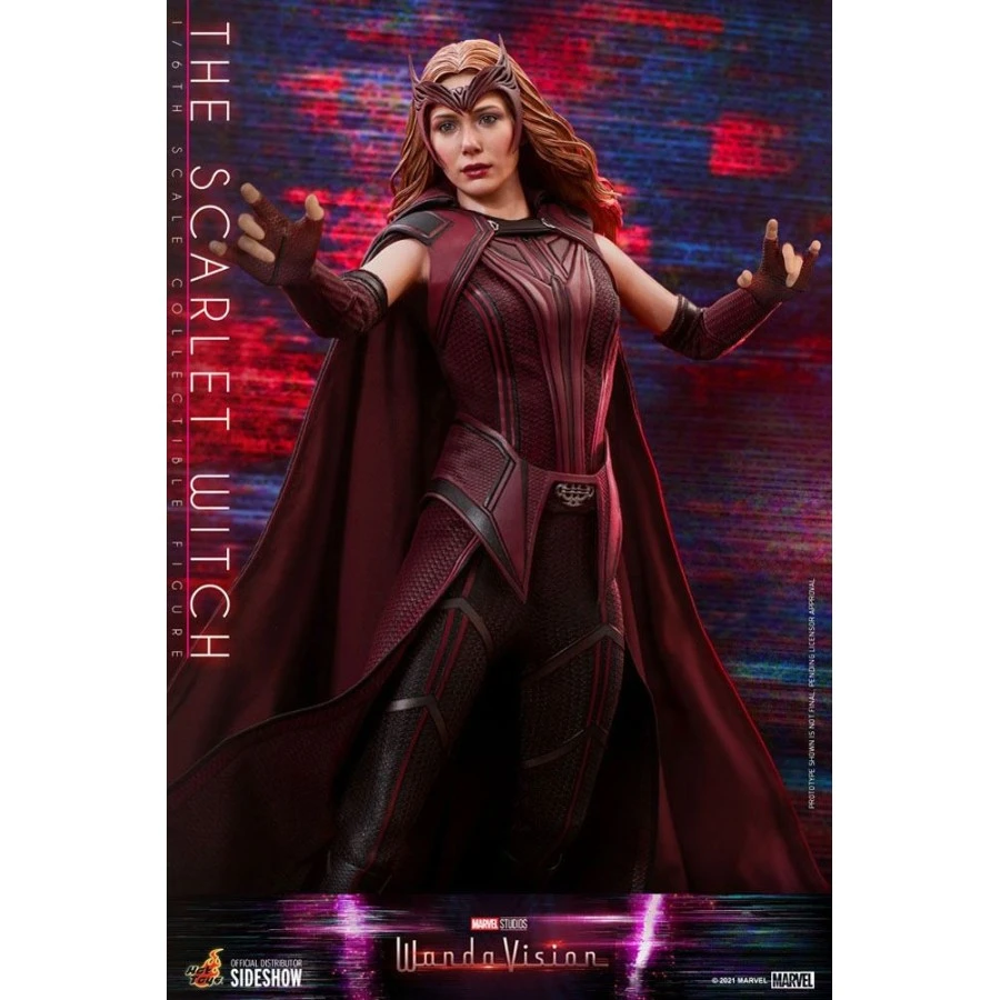 Hot Toys Television Masterpiece Marvel WandaVision Scarlet Witch 1/6 Collectible Figure 10 Hot Toys Television Masterpiece Marvel WandaVision Scarlet Witch 1/6 Collectible Figure - Image 10
