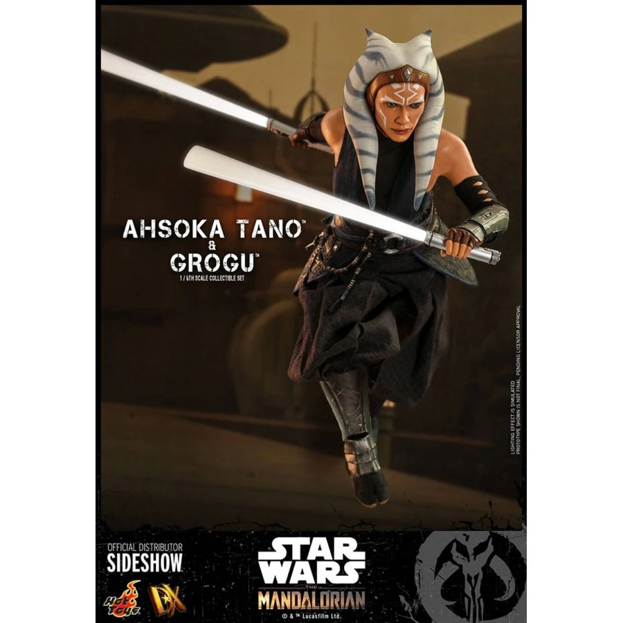 Hot Toys Television Masterpiece Star Wars The Mandalorian Ahsoka Tano & Grogu 1/6 Scale Collectible Figure Deluxe Set 13 Hot Toys Television Masterpiece Star Wars The Mandalorian Ahsoka Tano & Grogu 1/6 Scale Collectible Figure Deluxe Set - Image 13