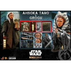 Hot Toys Television Masterpiece Star Wars The Mandalorian Ahsoka Tano & Grogu 1/6 Scale Collectible Figure Deluxe Set